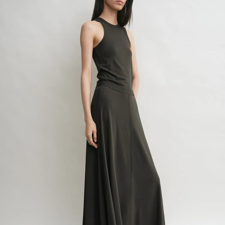 TOTEME - Fluid jersey skirt pepper