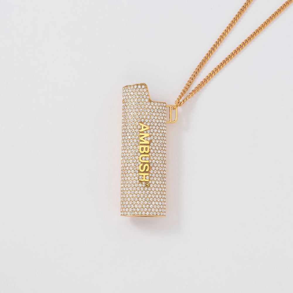 AMBUSH® - PAVE LIGHTER CASE NECKLACE