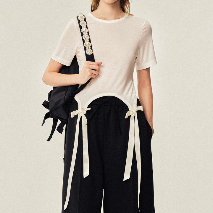 Simone Rocha - Bow Tail Easy T-Shirt