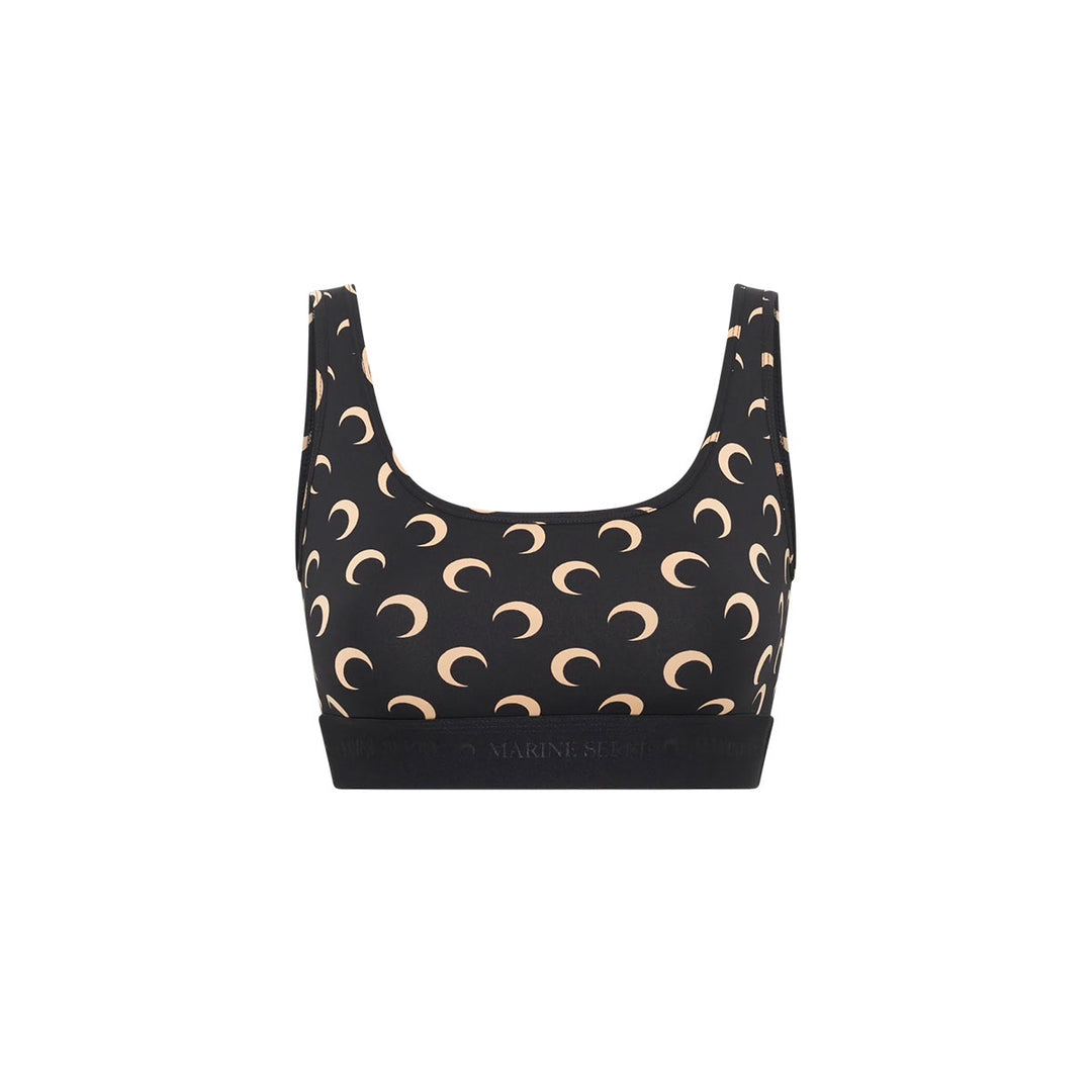 Recycled Moon Jersey Sports Bra