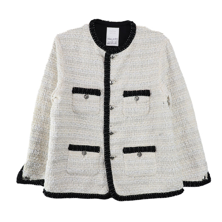 READYMADE - TWEED JKT SILVER_WHT