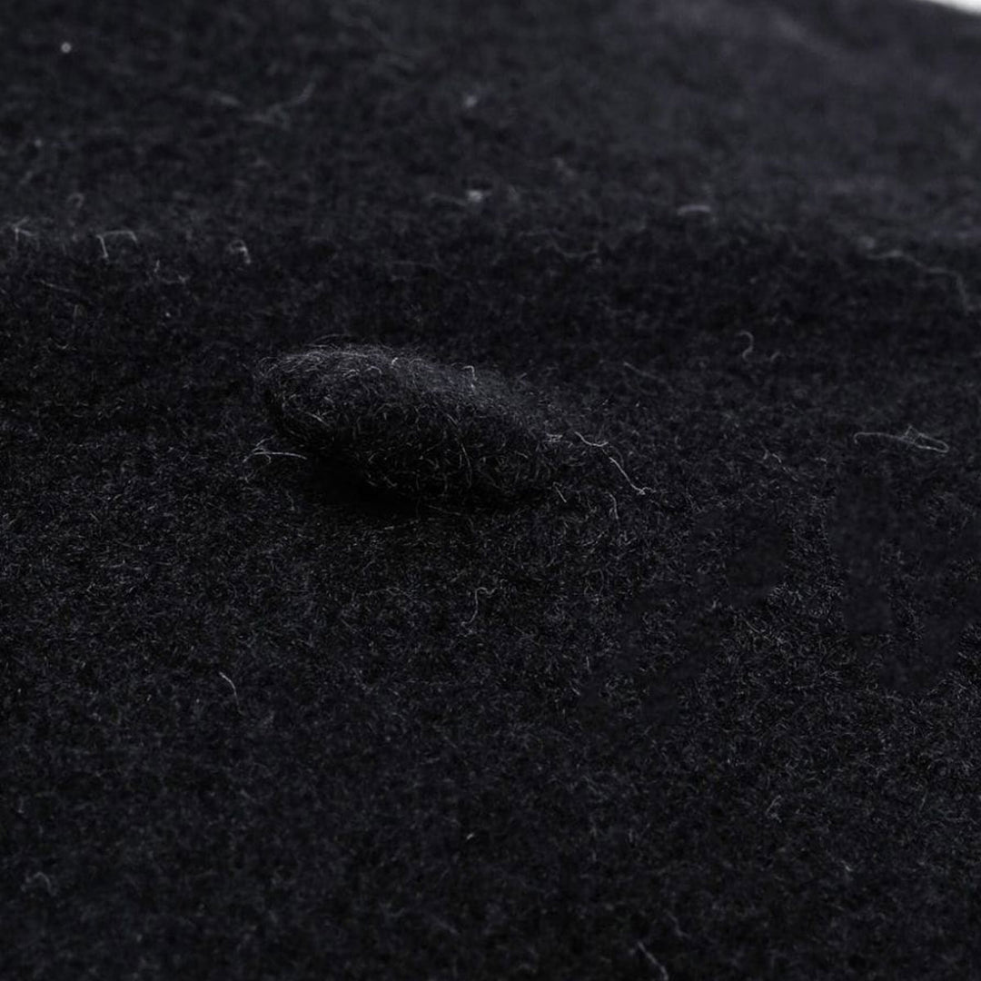Marine Serre - MOON LOGO FELTED WOOL BERET