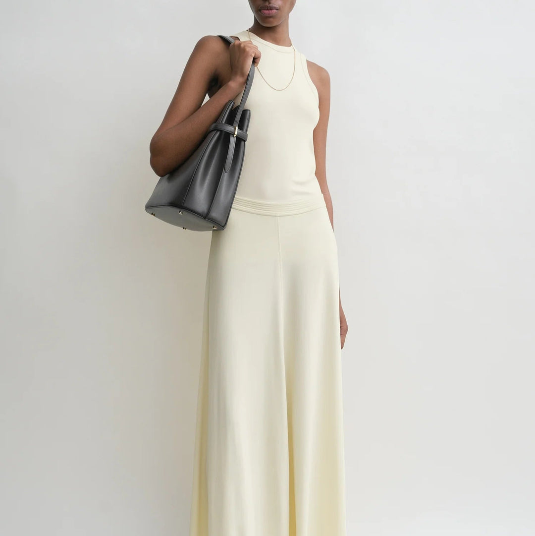 TOTEME - Fluid jersey skirt ecru