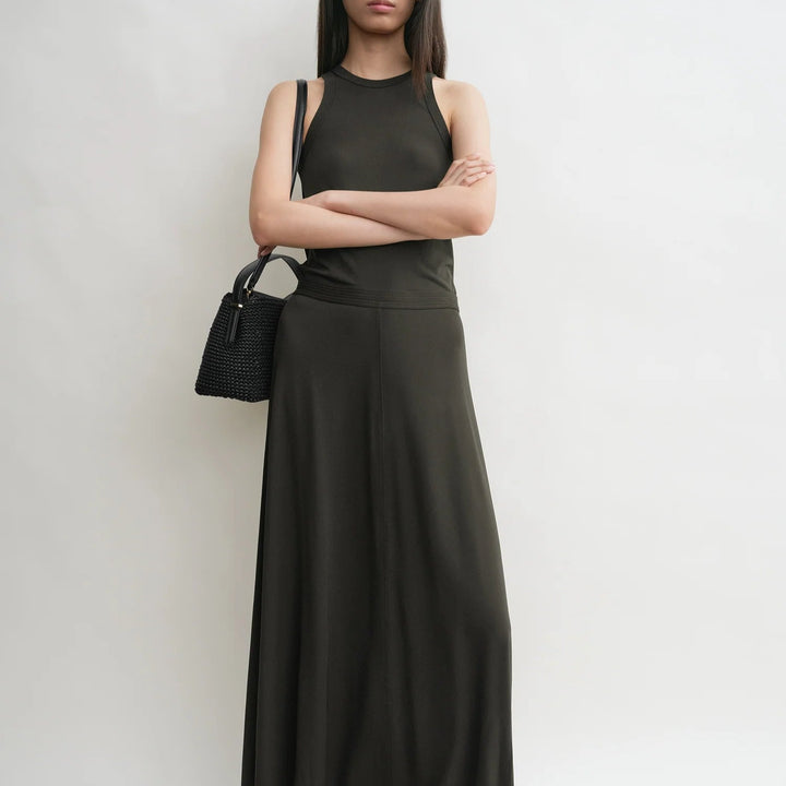 TOTEME - Fluid jersey skirt pepper