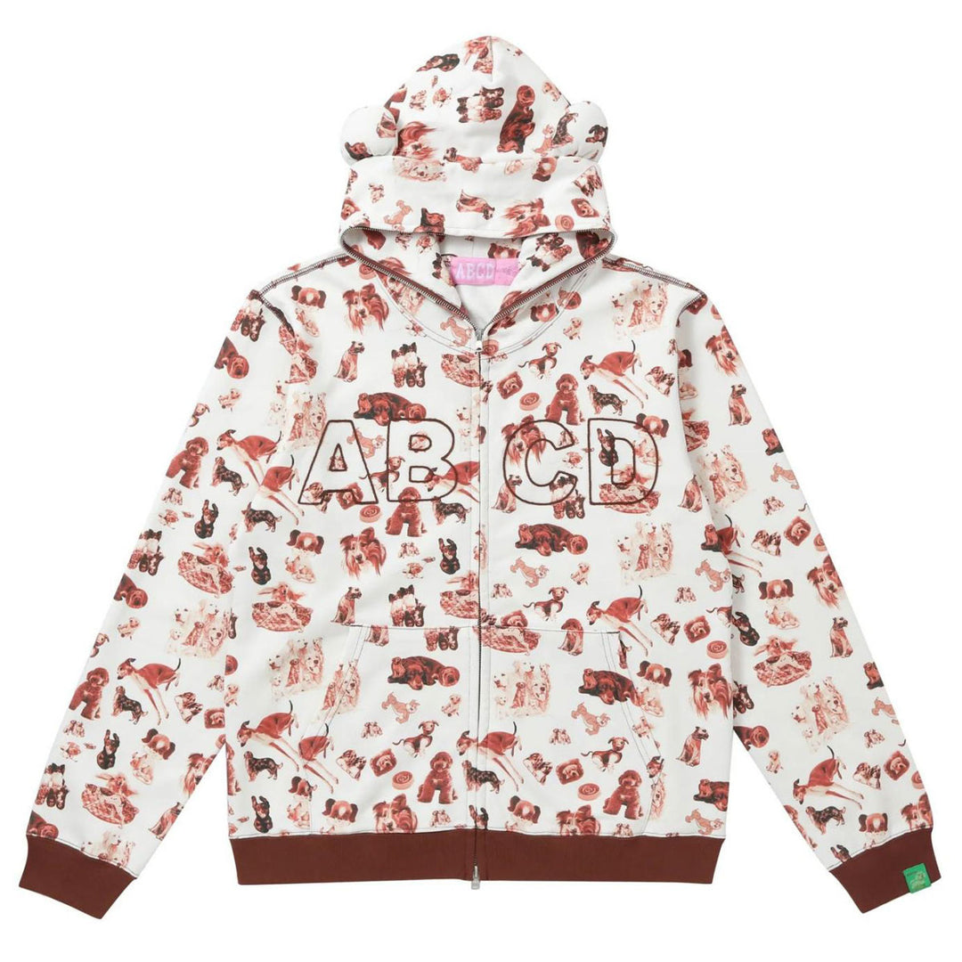 ABCD by Josewong - ABCDog full zip hoodie