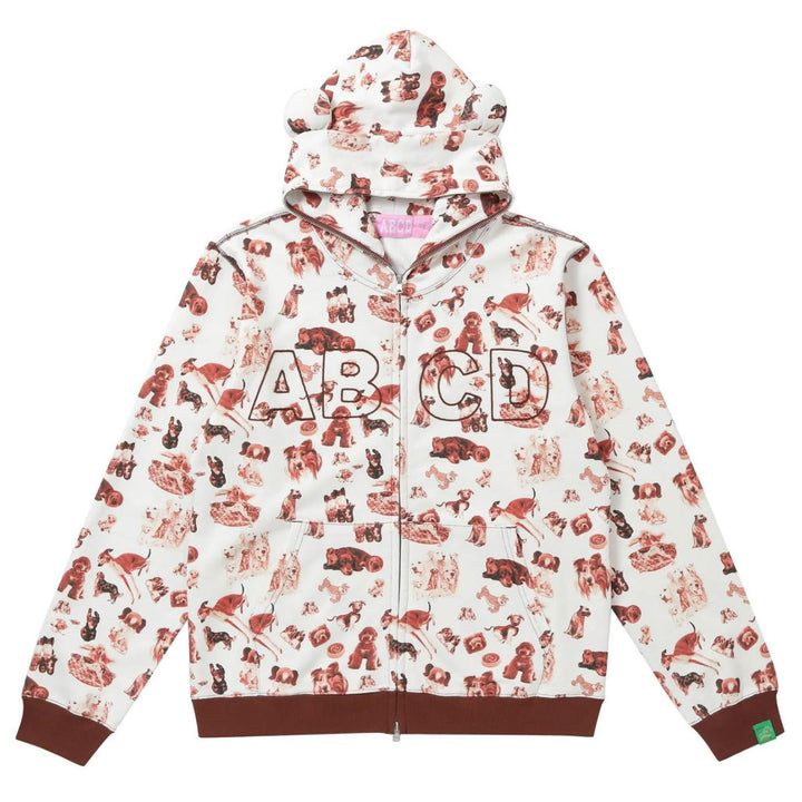 ABCD by Josewong - ABCDog full zip hoodie