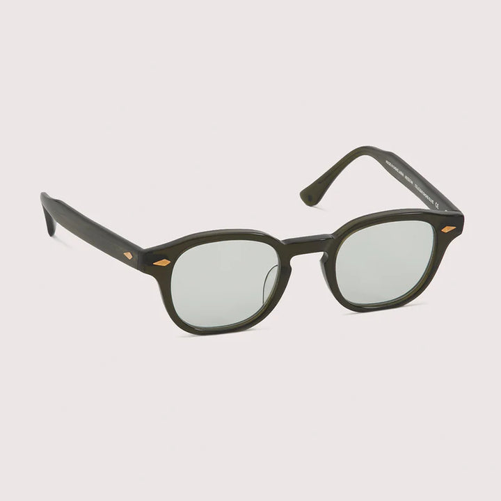 NOCHINO OPTICAL - NOCHINO #6 CLEAR SMOKE OLIVE × GREY GREEN to D.GREY (調光モデル)