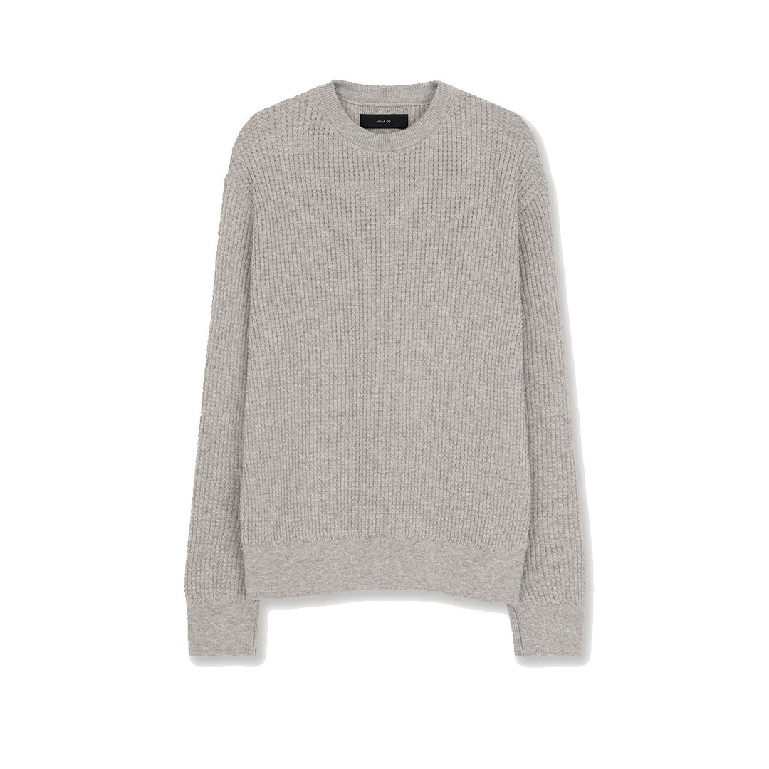 Relaxed Waffle Knit Sweater