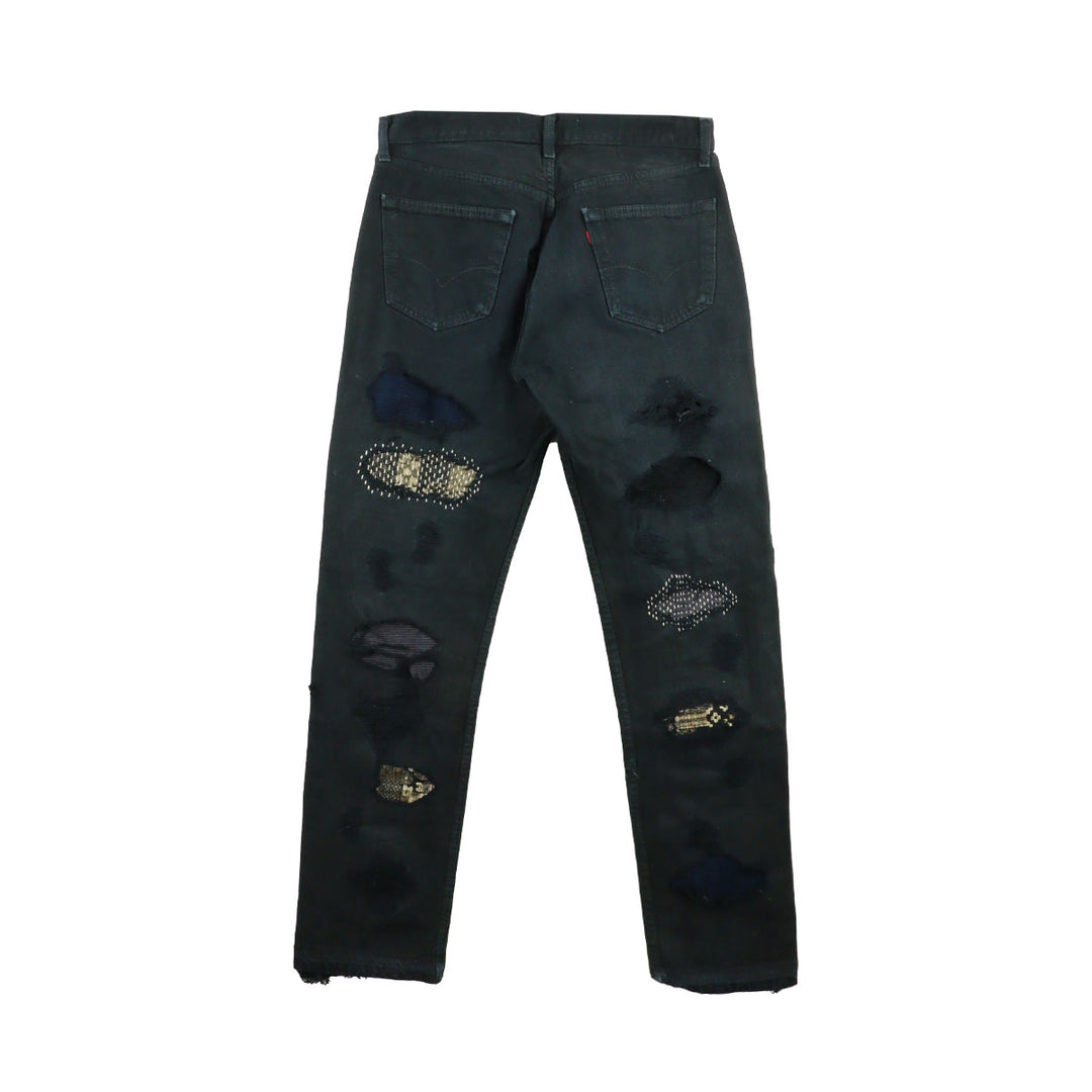 INNOCENCE NY - SASHIKO DESTROY DENIM PANTS 33