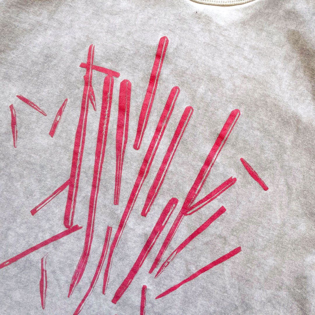 ANT ANTI - Broken Needles T-shirt Cement