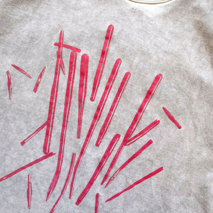 ANT ANTI - Broken Needles T-shirt Cement