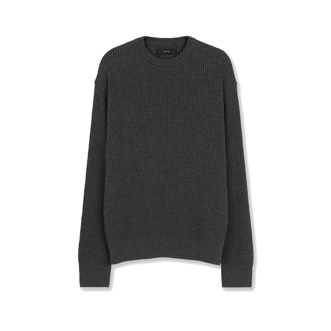 Relaxed Waffle Knit Sweater