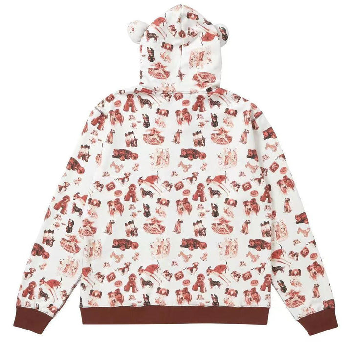 ABCD by Josewong - ABCDog full zip hoodie