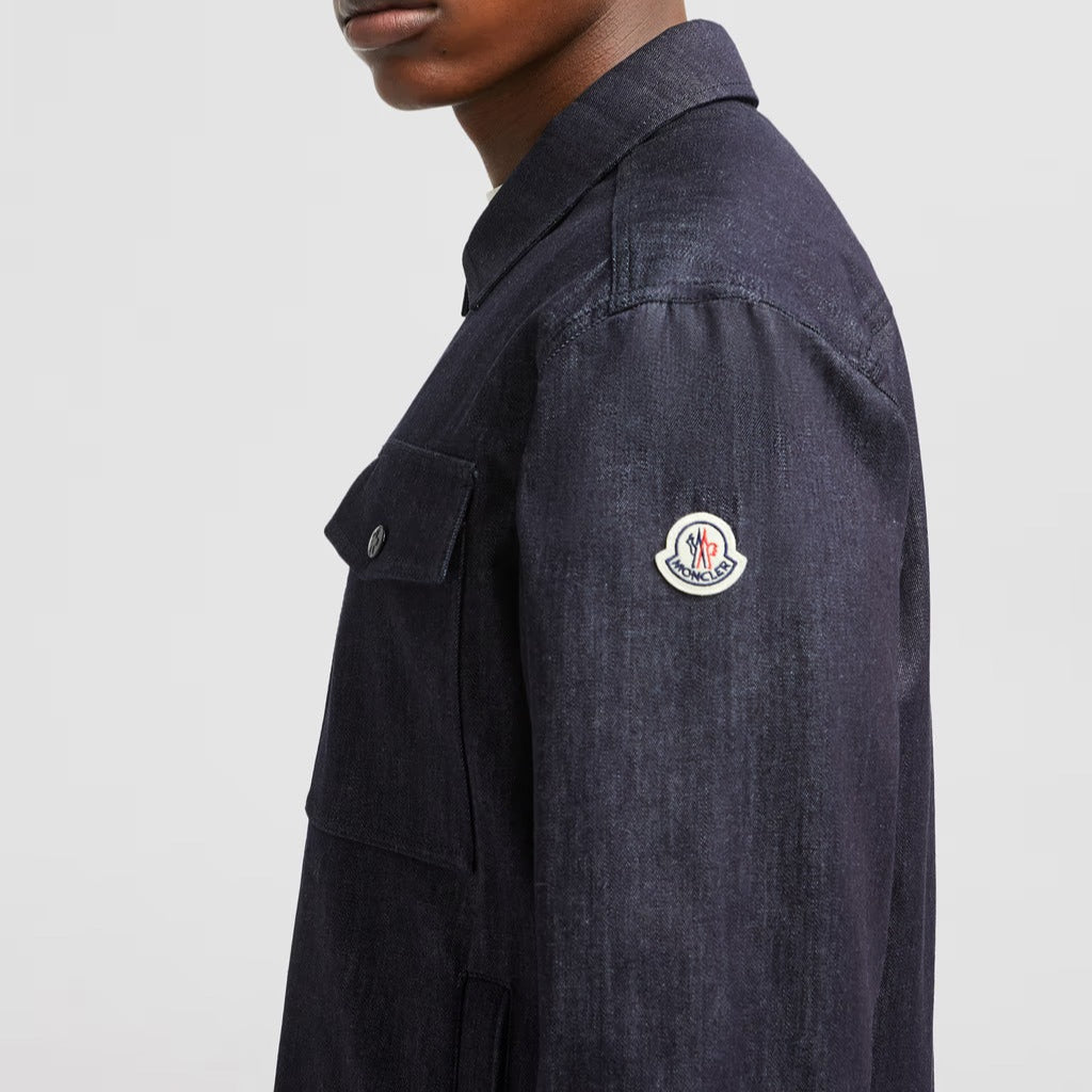 Moncler - デニムジップアップシャツ