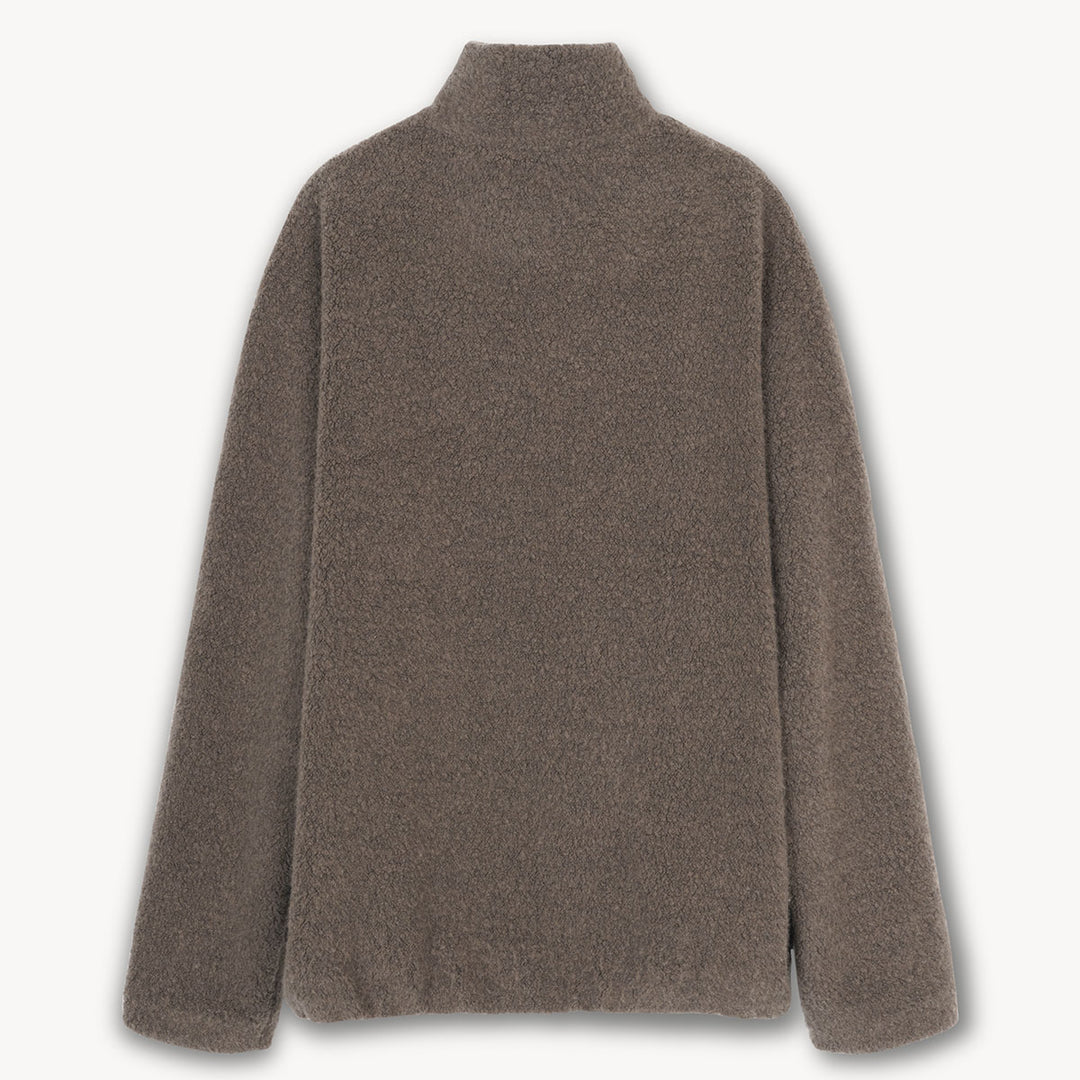 Boa Fleece Jacket in Angora/Virgin Wool
