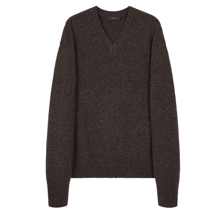 Argyle Knit Sweater in Silk/Cashmere