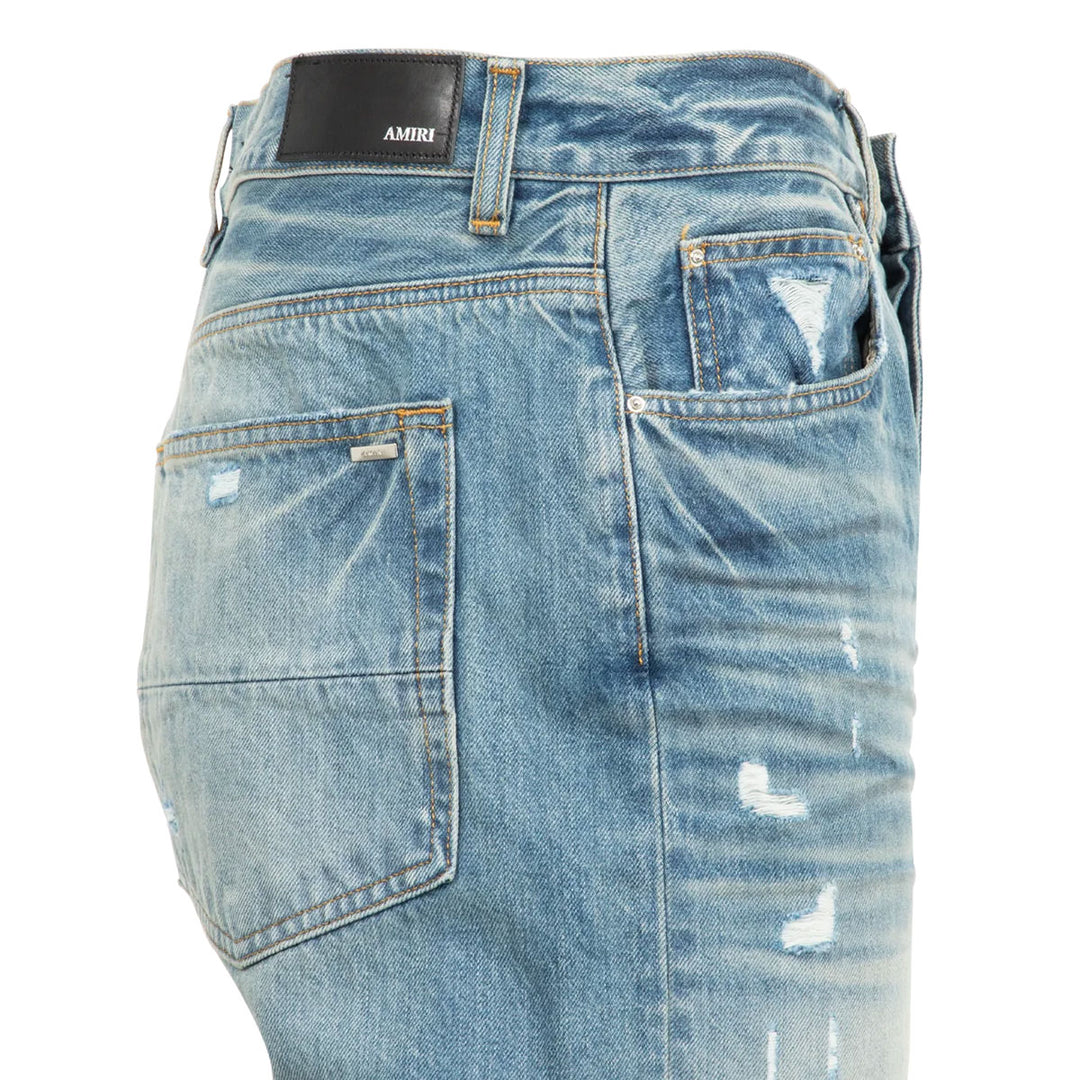 AMIRI - PLEATED DENIM STRAIGHT MX1 JEAN