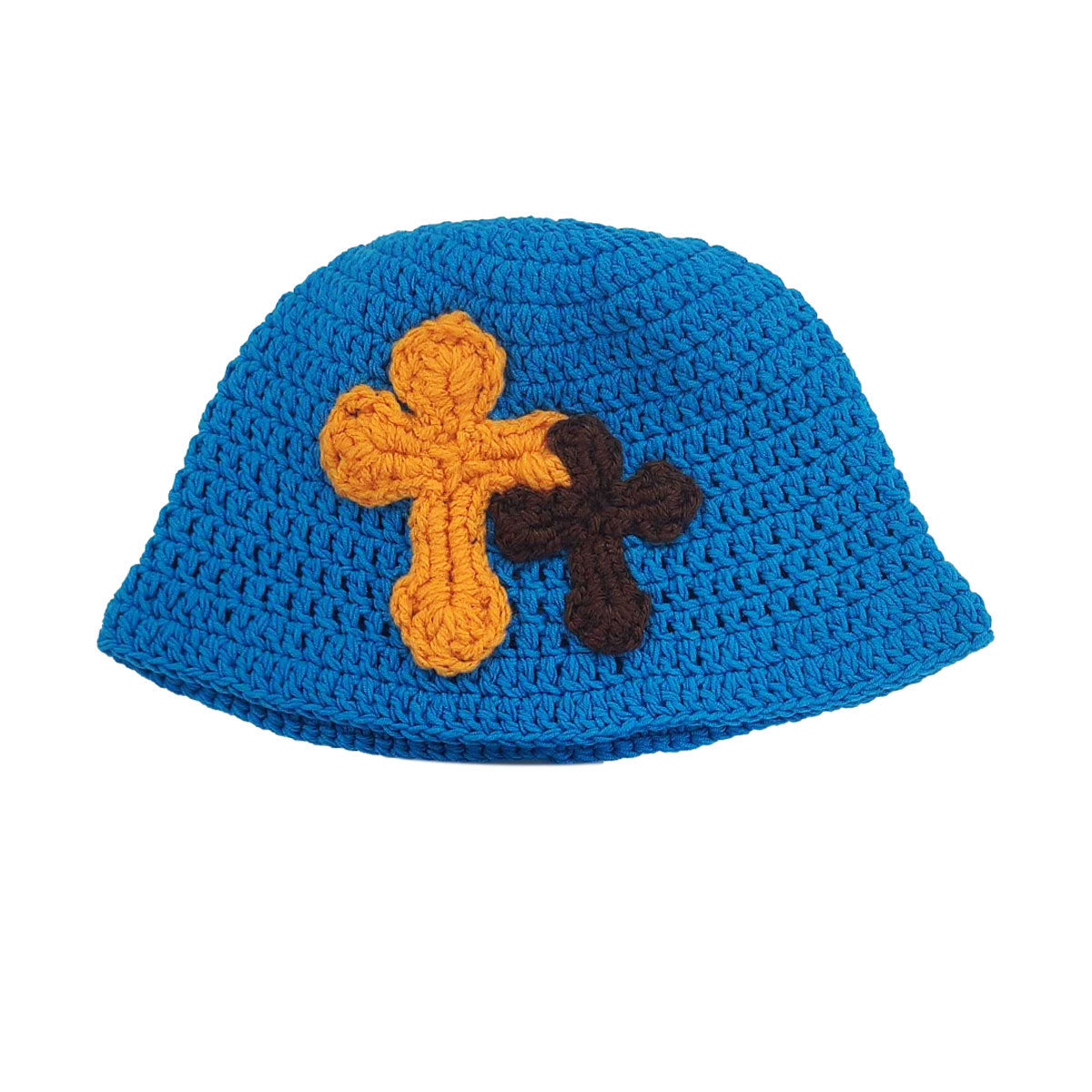 帽子 Y.A.R.N. 3D double Cross Knit hat 3D double Cross Handmade Knit hat【A type】 | Why are you here?