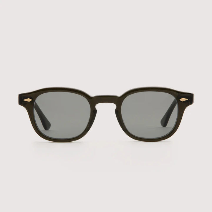 NOCHINO OPTICAL - NOCHINO #6 CLEAR SMOKE OLIVE × GREY GREEN to D.GREY (調光モデル)