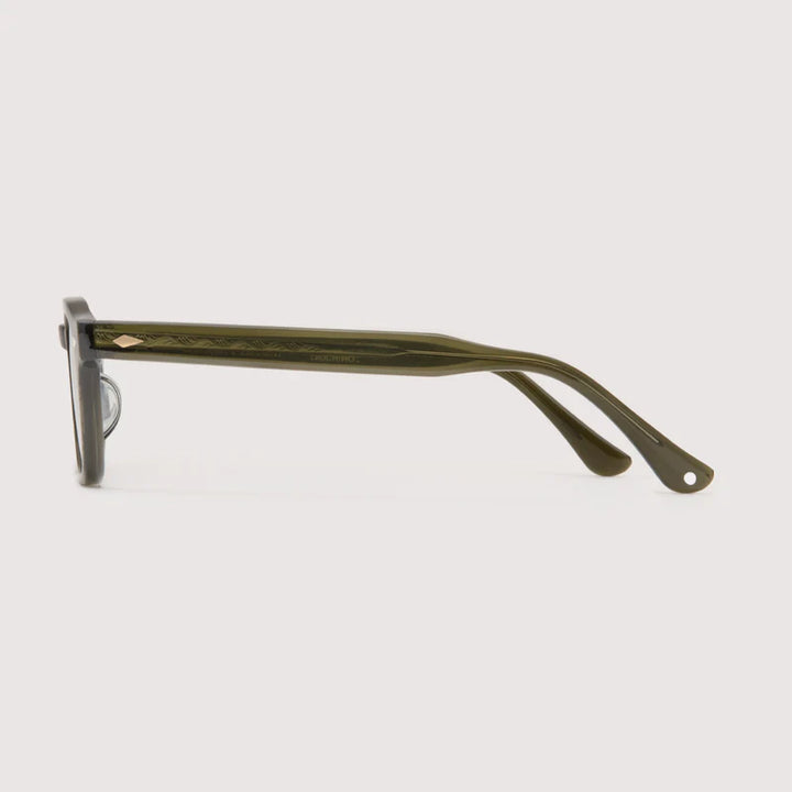 NOCHINO OPTICAL - NOCHINO #6 CLEAR SMOKE OLIVE × GREY GREEN to D.GREY (調光モデル)