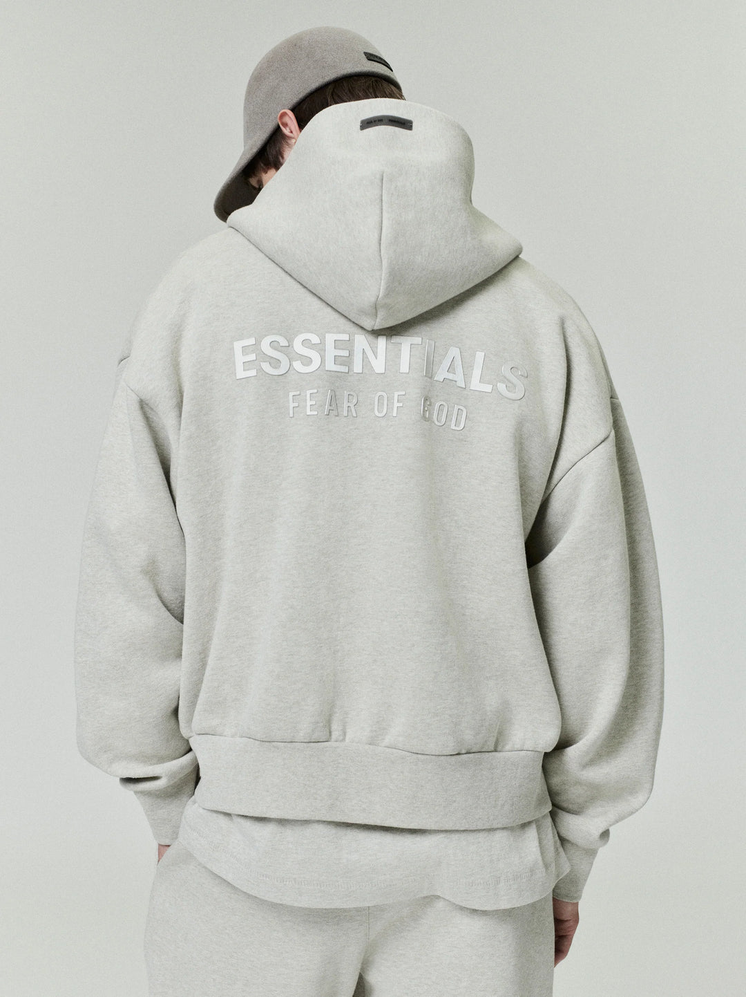 Fear of God ESSENTIALS - Classic Fleece Zip-Up Hoodie