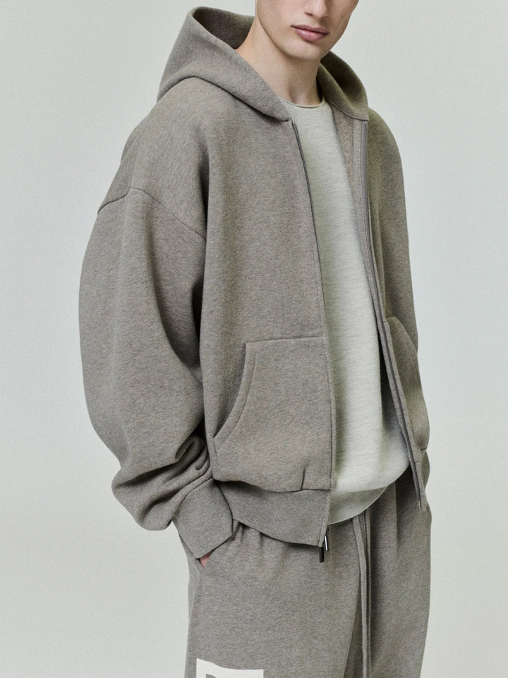 Fear of God ESSENTIALS - Classic Fleece Zip-Up Hoodie