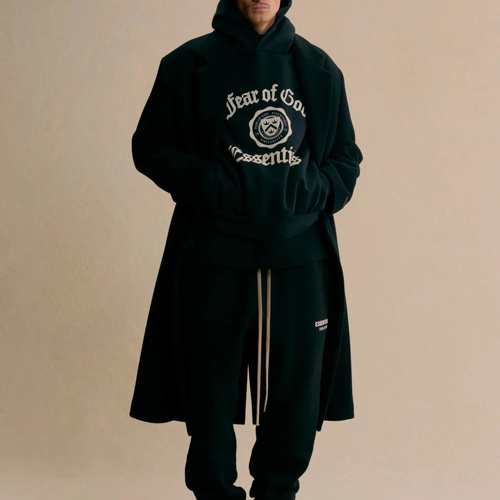 Fear of God ESSENTIALS - Heavy Fleece Vintage Shrunken Hoodie