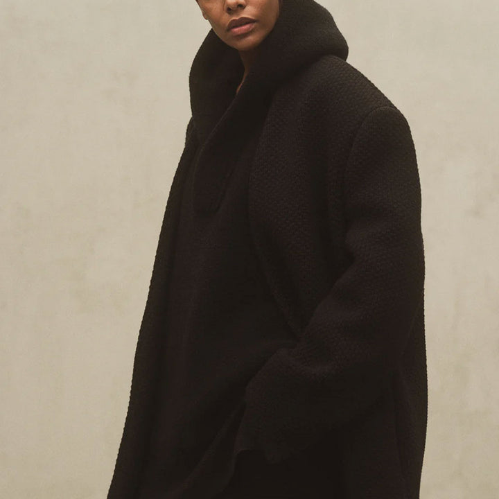 Fear of God - Merino Boucle Polo Hoodie