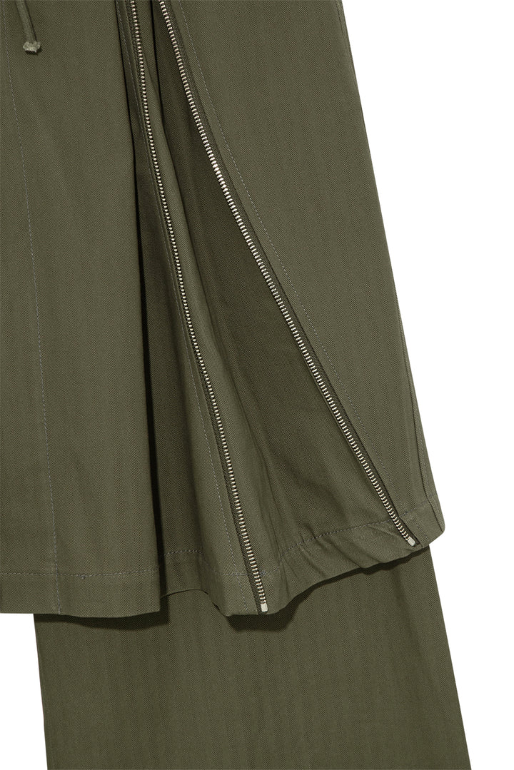 Double Layered Zip Trousers