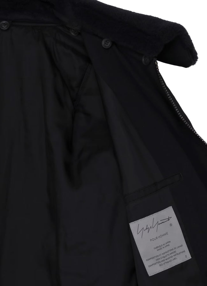 Yohji Yamamoto - WOOL GABARDINE FLIGHT JACKET