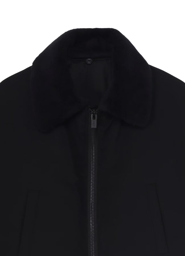 Yohji Yamamoto - WOOL GABARDINE FLIGHT JACKET
