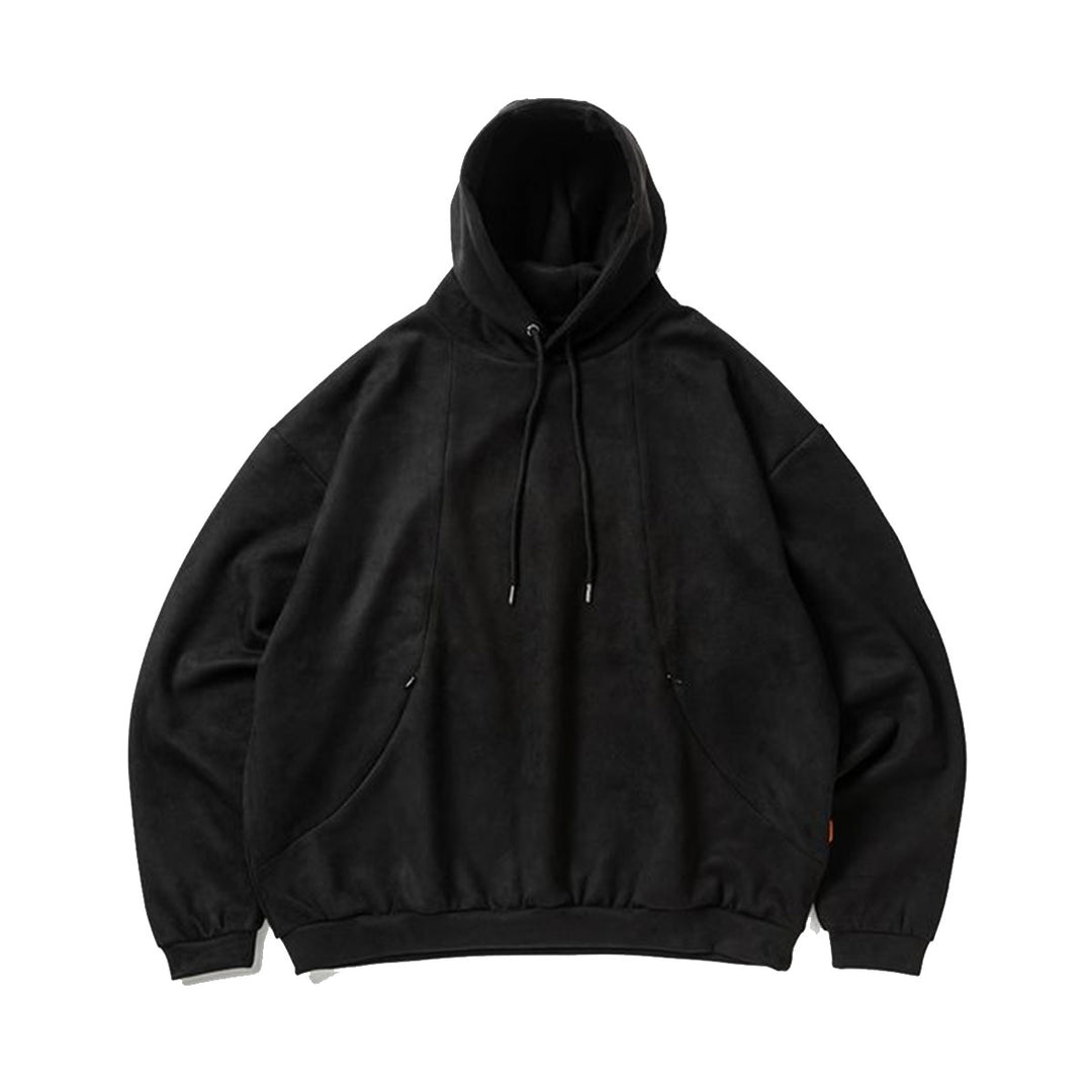 SUEDE HOODIE