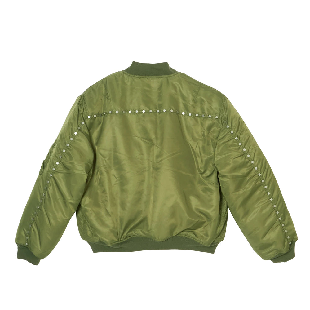 AFB - AFB x FOSTEX GARMENTS PUFFER STUDDED BOMBER