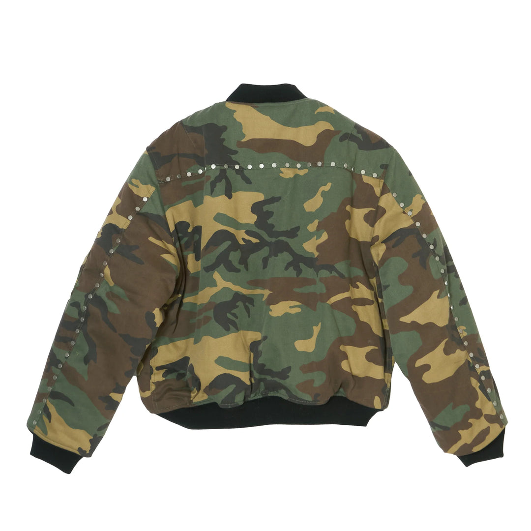 AFB - AFB x FOSTEX GARMENTS PUFFER STUDDED BOMBER