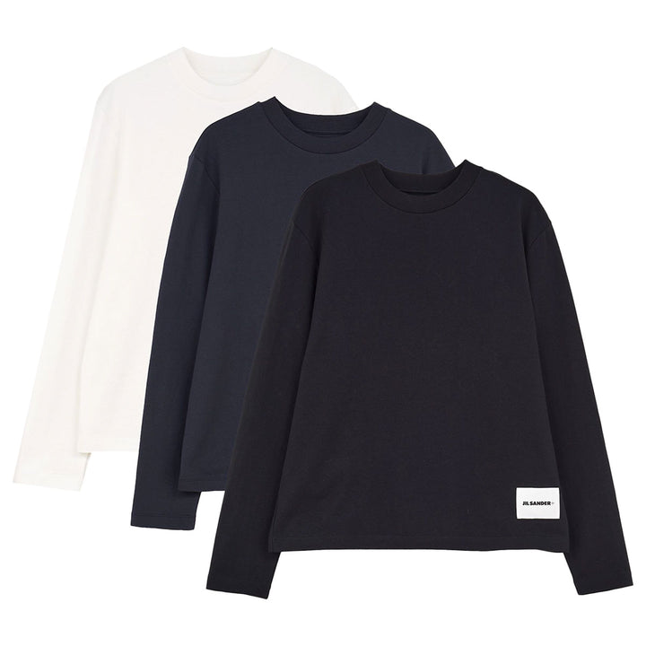 Jil Sander Plus - T-SHIRT LS 3 PACK