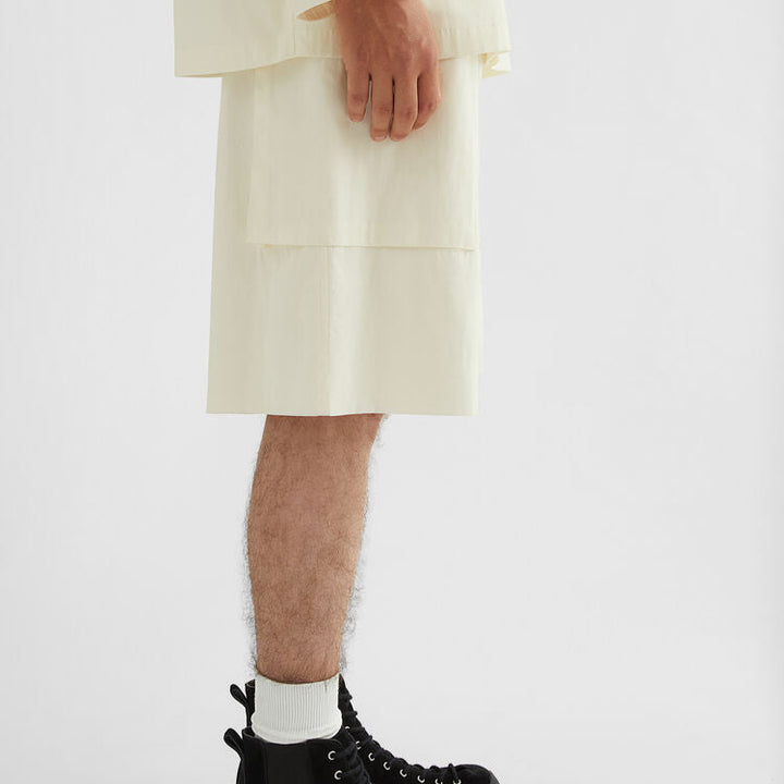 Jil Sander Plus - TROUSER 94 SHORT EMB