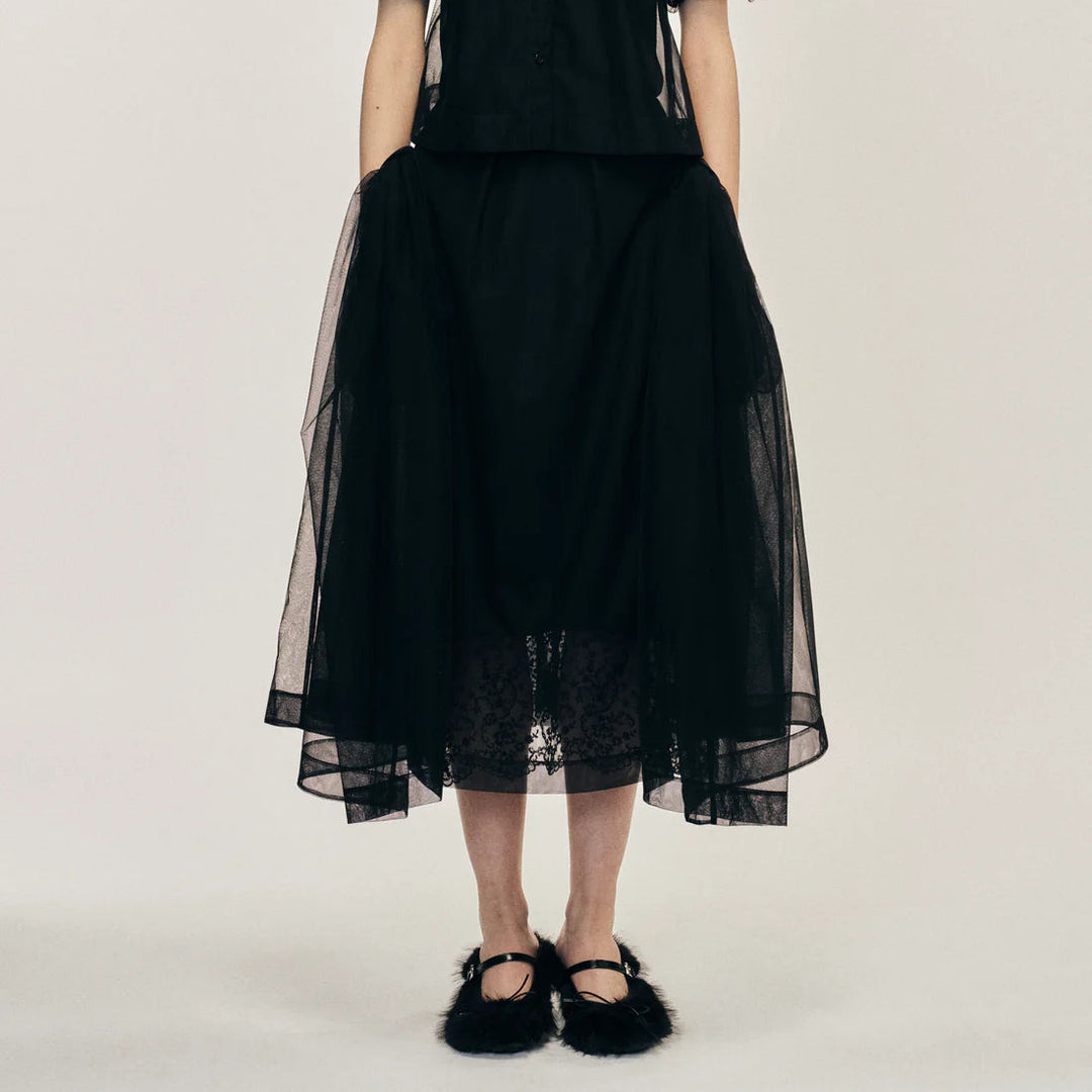 Simone Rocha - Sheer Bow Hip Tutu Skirt