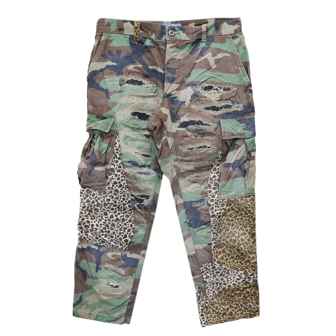 INNOCENCE NY - CAMO LEOPARD PANTS (L)