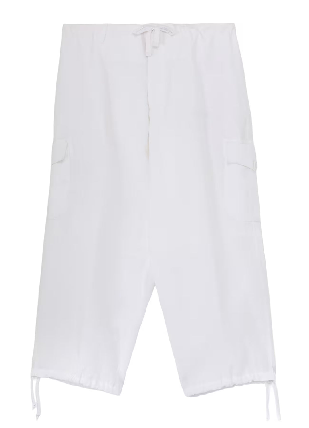 Ys for men - Y's for men x 120% LINO LINEN STRING PANTS WITH SIDE OUT POCKET