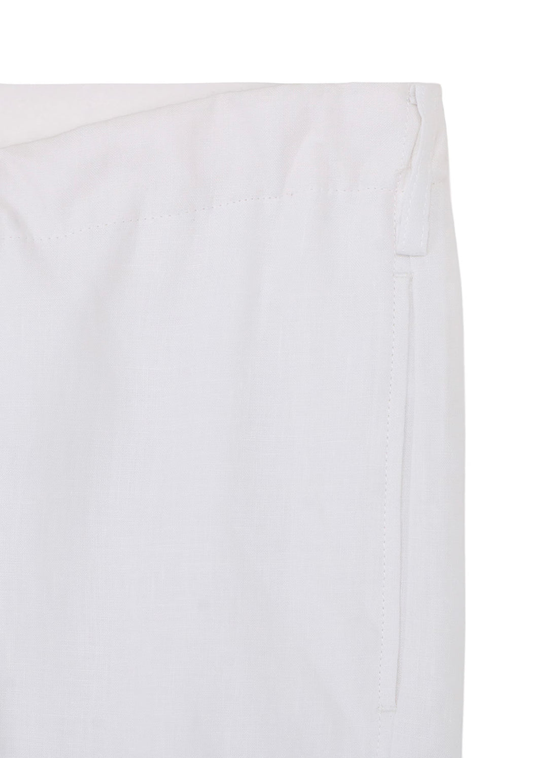 Ys for men - Y's for men x 120% LINO LINEN STRING PANTS WITH SIDE OUT POCKET