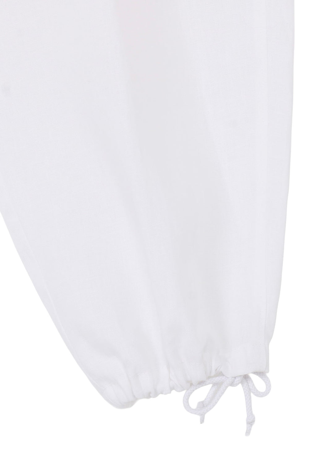 Ys for men - Y's for men x 120% LINO LINEN STRING PANTS WITH SIDE OUT POCKET
