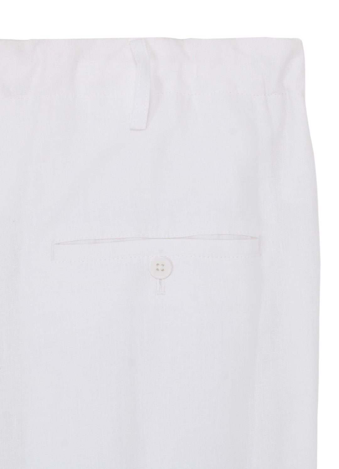 Ys for men - Y's for men x 120% LINO LINEN STRING PANTS WITH SIDE OUT POCKET