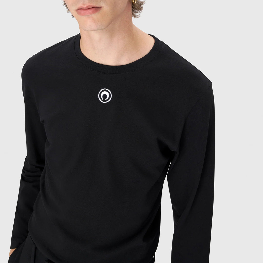 Marine Serre - MOON LOGO JERSEY LONG SLEEVES T-SHIRT
