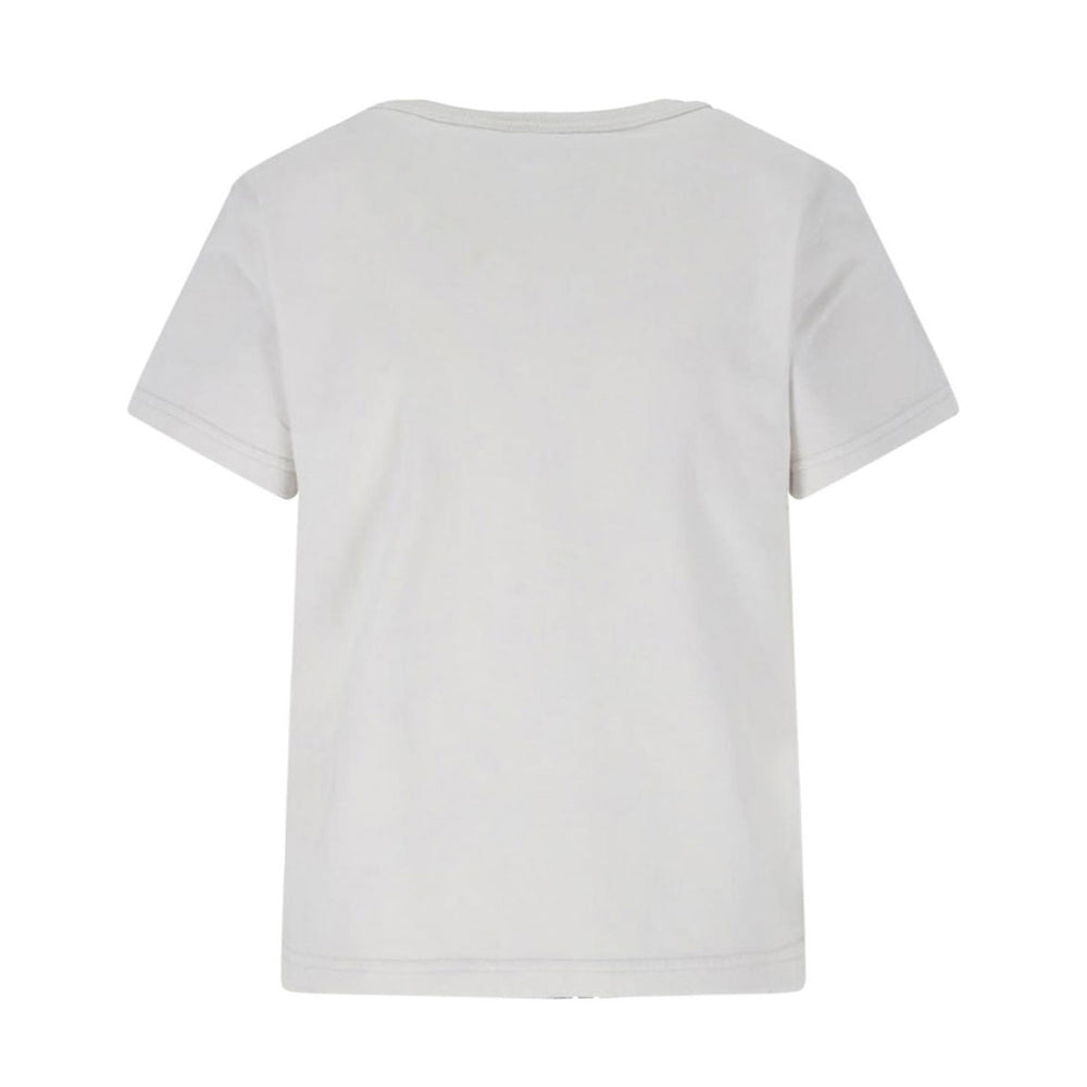Alexander Wang - ディストレストロゴ シュランケンコットンTシャツ