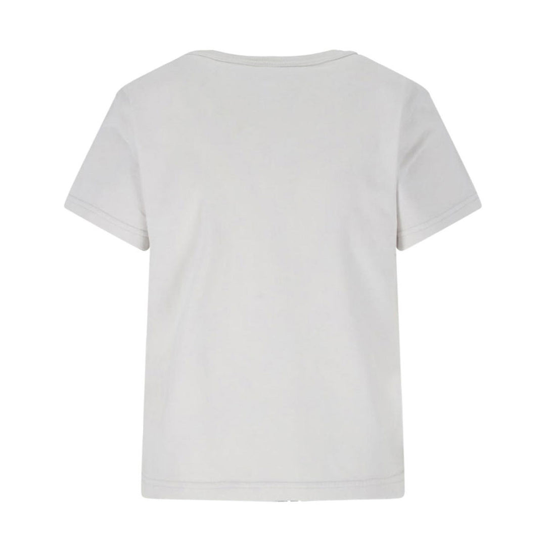 Alexander Wang - ディストレストロゴ シュランケンコットンTシャツ