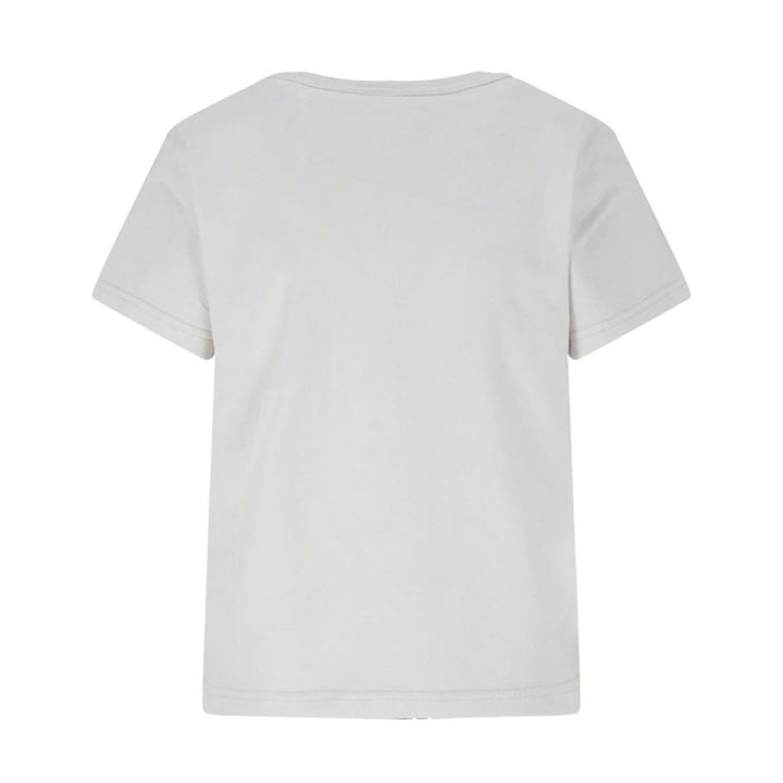 Alexander Wang - ディストレストロゴ シュランケンコットンTシャツ