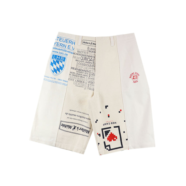Marine Serre - REGENERATED TOTE BAGS CARGO SHORTS【L size】