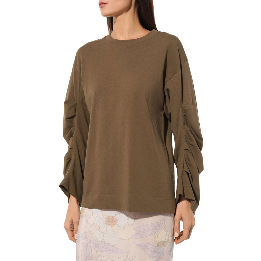 Dries Van Noten - PLEATED SLEEVES TEE