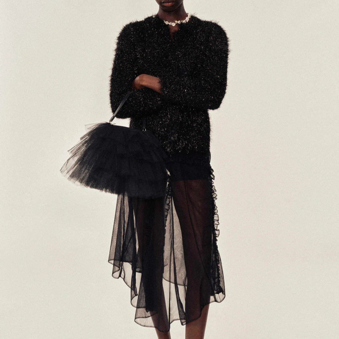 Simone Rocha - Tinsel Knit Sweater Jacket