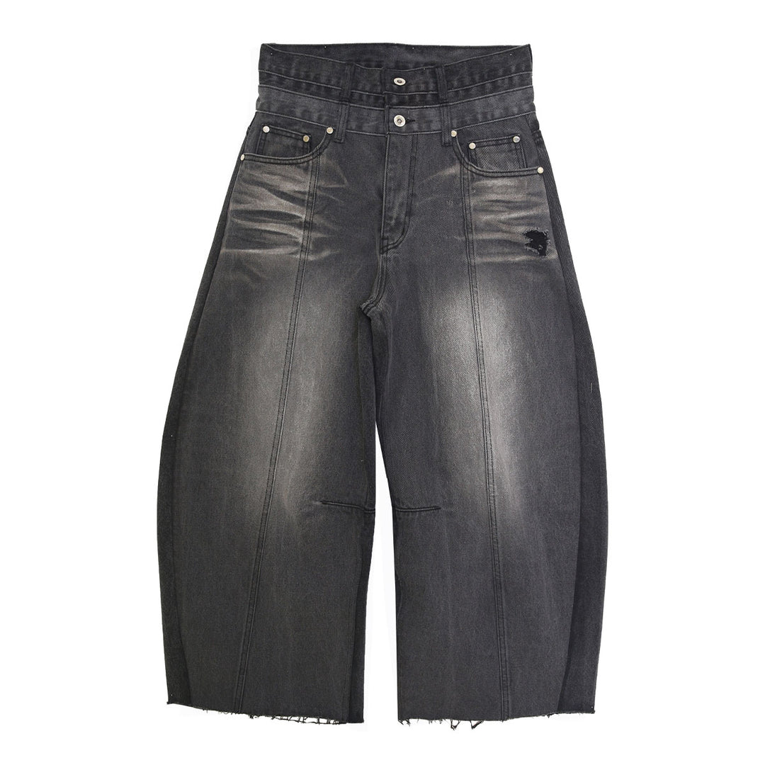 Rokh - BALLOON SHAPED LAYERED DENIM